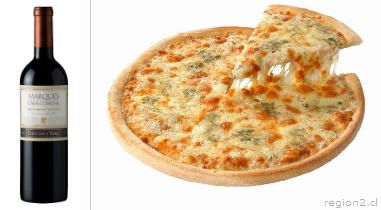pizza-4-quesos-y-vino