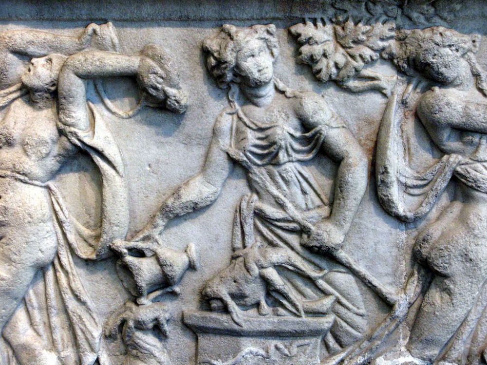 Roman Sarcophagus dedicated to Dionysus, 270 AD | CC André